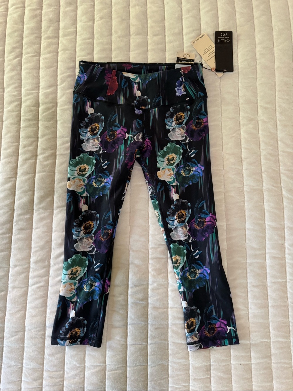 Calia by Carrie Underwood Black Floral Active Leggings